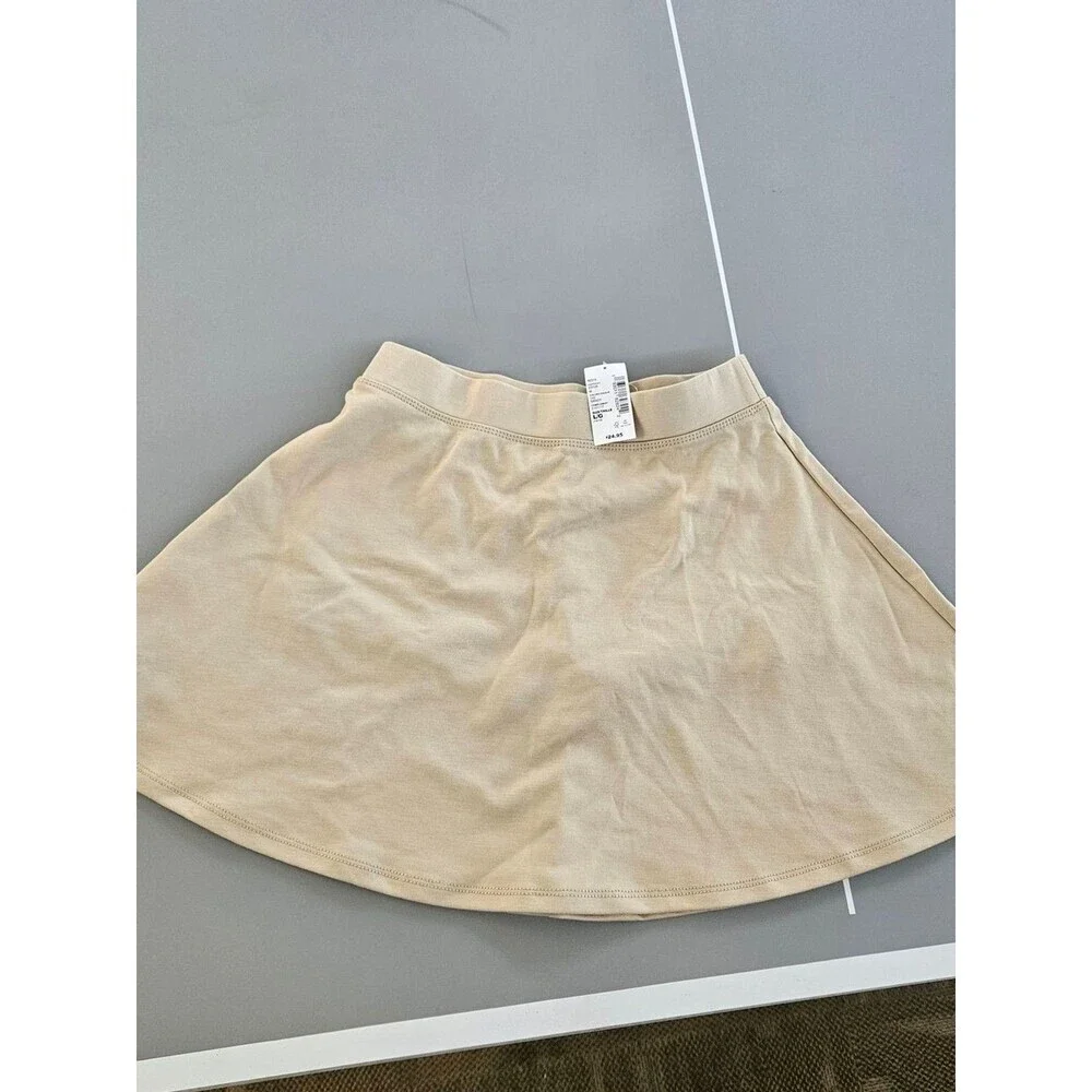 The Children's Place Light Cream Skort - Girls' Flared Design